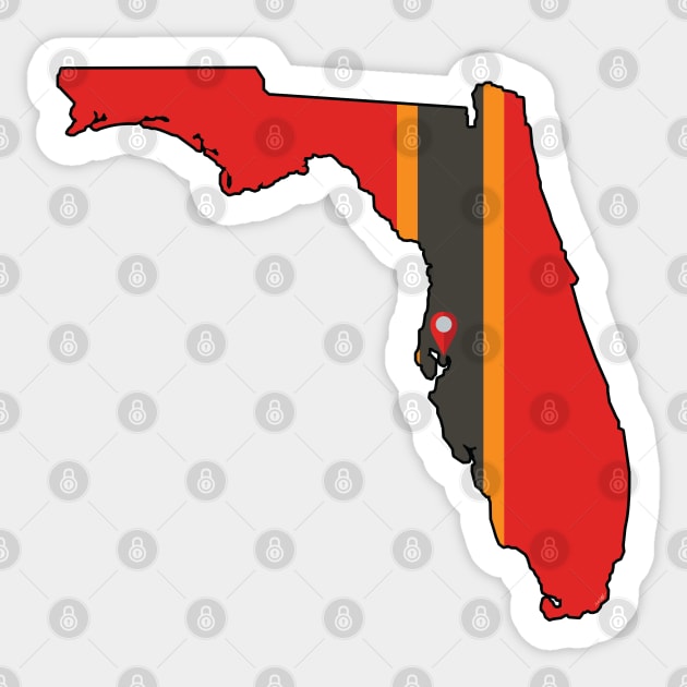 Tampa Bay Football Sticker by doctorheadly